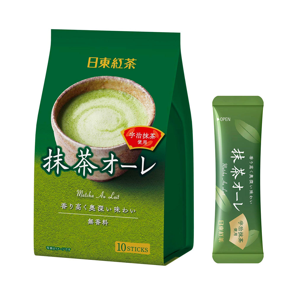 NITTOH KOCHA Tea Matcha Au Lait x 10 Sachets  - Limited Edition